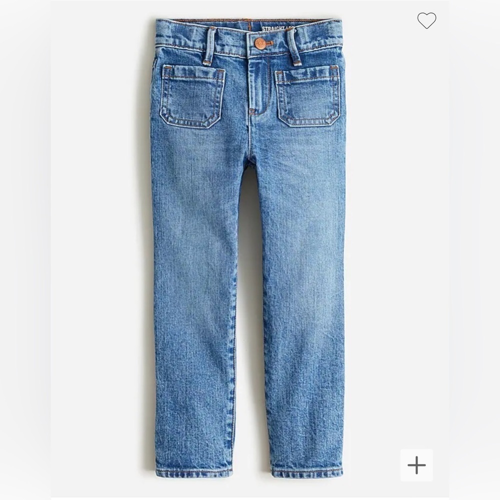 NEW WITH TAGS J. Crew Crewcuts straight-leg jean, 10